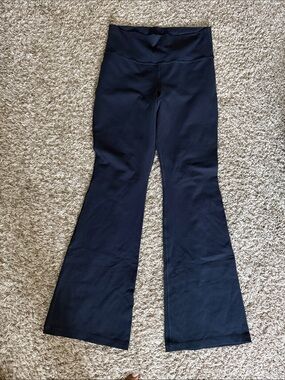 TNA Black Boot Cut Flare Yoga Pants